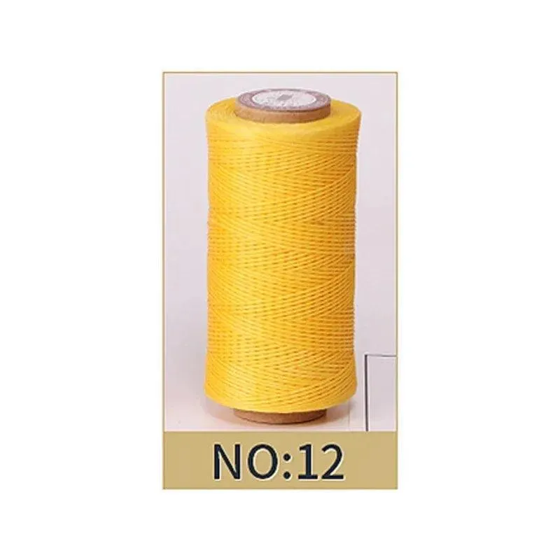 Polyester Waxed Thread Set: Vibrant Crafting Kit for Leather Enthusiasts