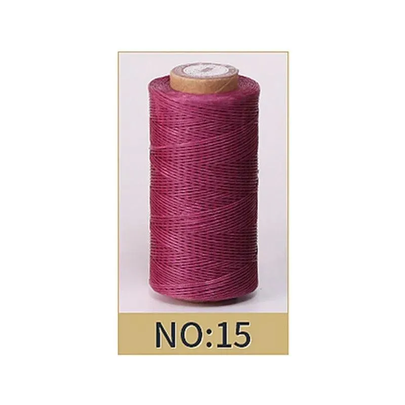 Polyester Waxed Thread Set: Vibrant Crafting Kit for Leather Enthusiasts