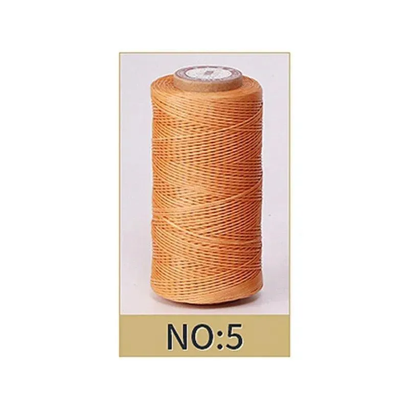 Polyester Waxed Thread Set: Vibrant Crafting Kit for Leather Enthusiasts