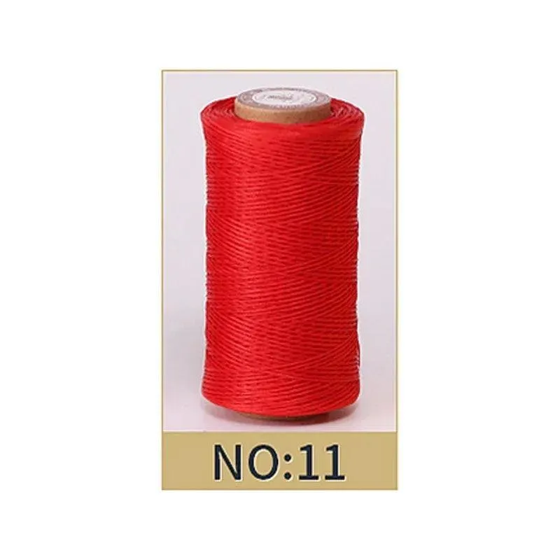 Polyester Waxed Thread Set: Vibrant Crafting Kit for Leather Enthusiasts