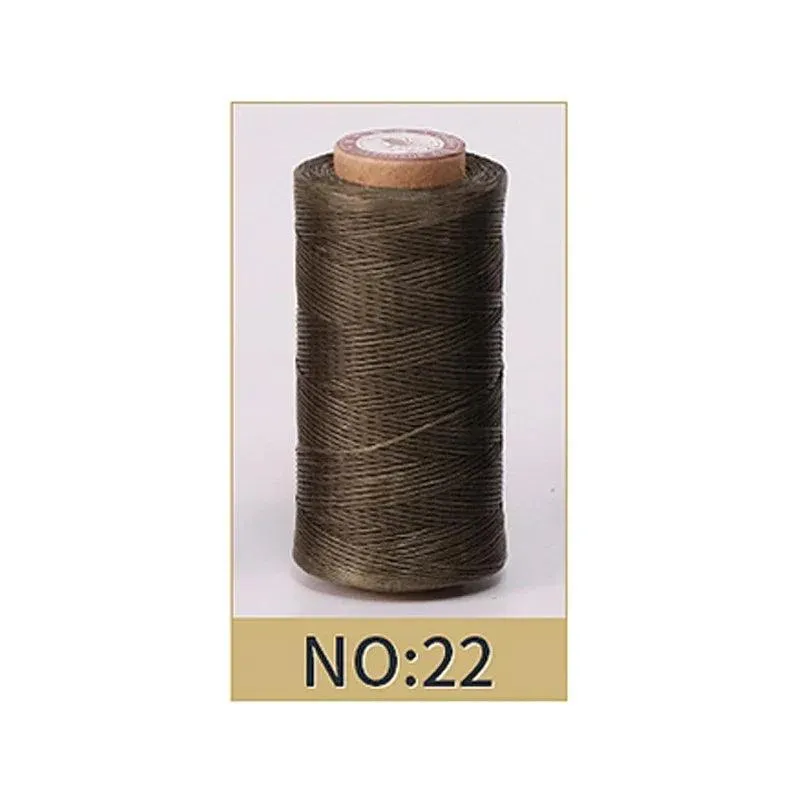 Polyester Waxed Thread Set: Vibrant Crafting Kit for Leather Enthusiasts