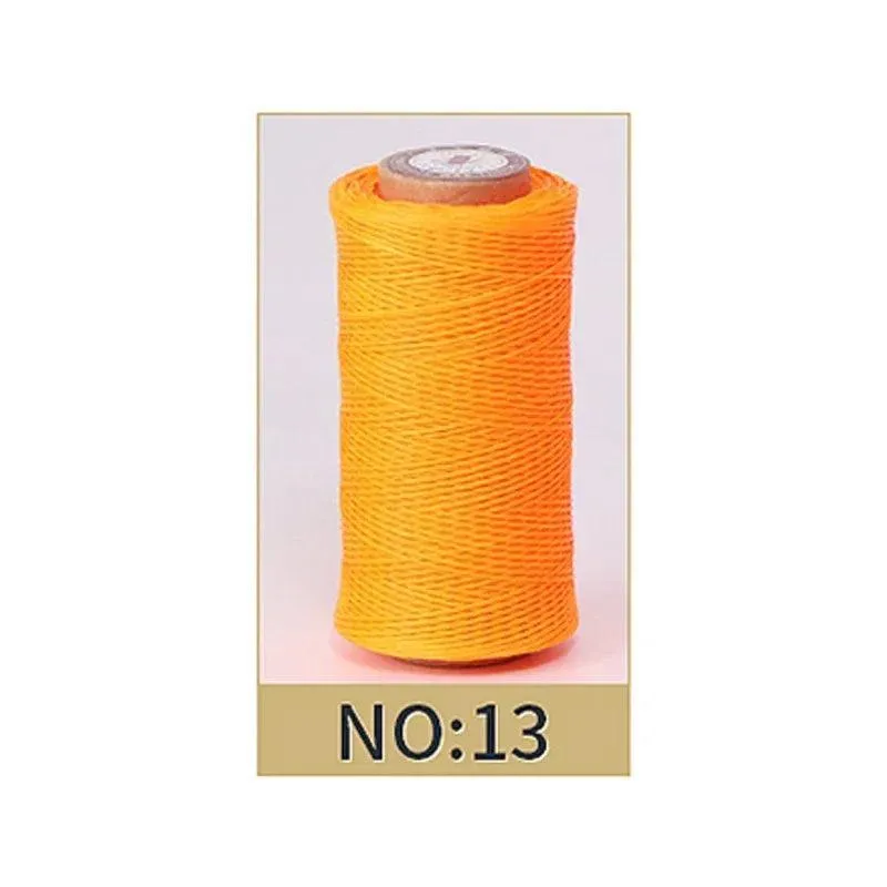 Polyester Waxed Thread Set: Vibrant Crafting Kit for Leather Enthusiasts