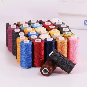 Polyester Waxed Thread Set: Vibrant Crafting Kit for Leather Enthusiasts