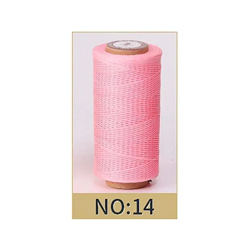 Polyester Waxed Thread Set: Vibrant Crafting Kit for Leather Enthusiasts