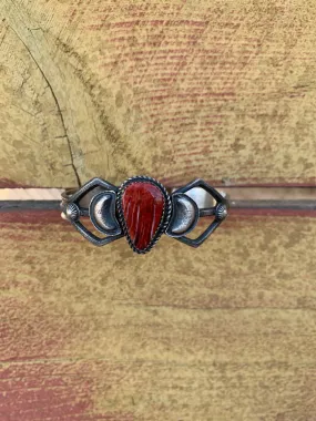 Red Shell cuff bracelet