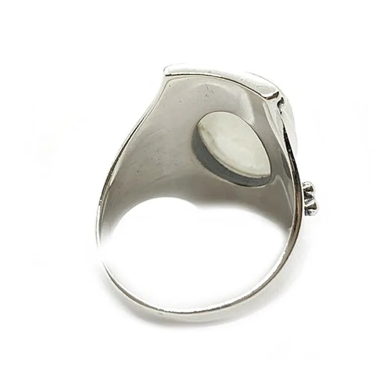 Saddle Moonstone Bohemian Ring