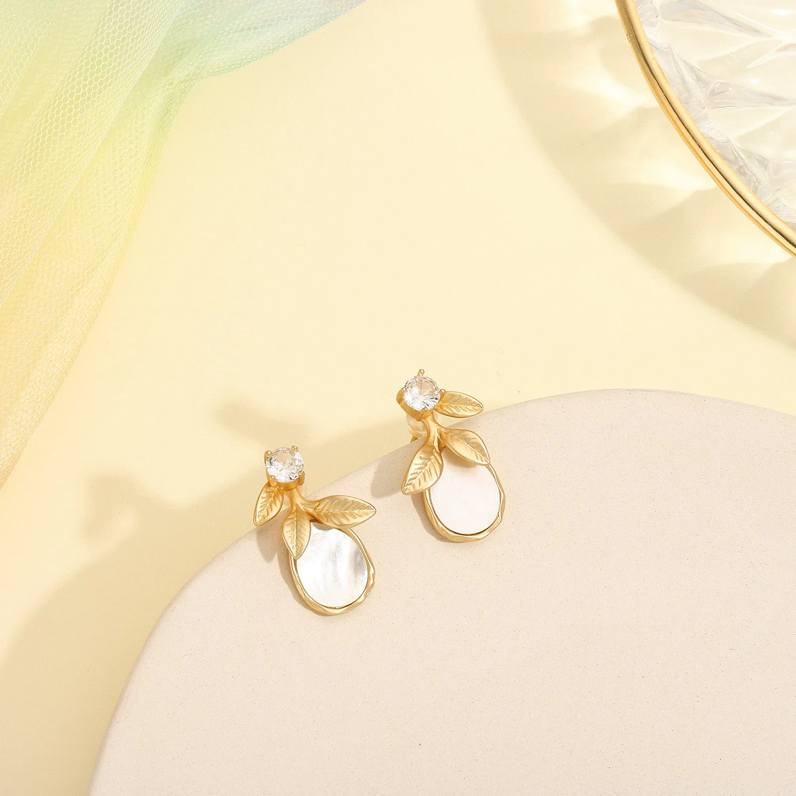 Shell Stud Earrings