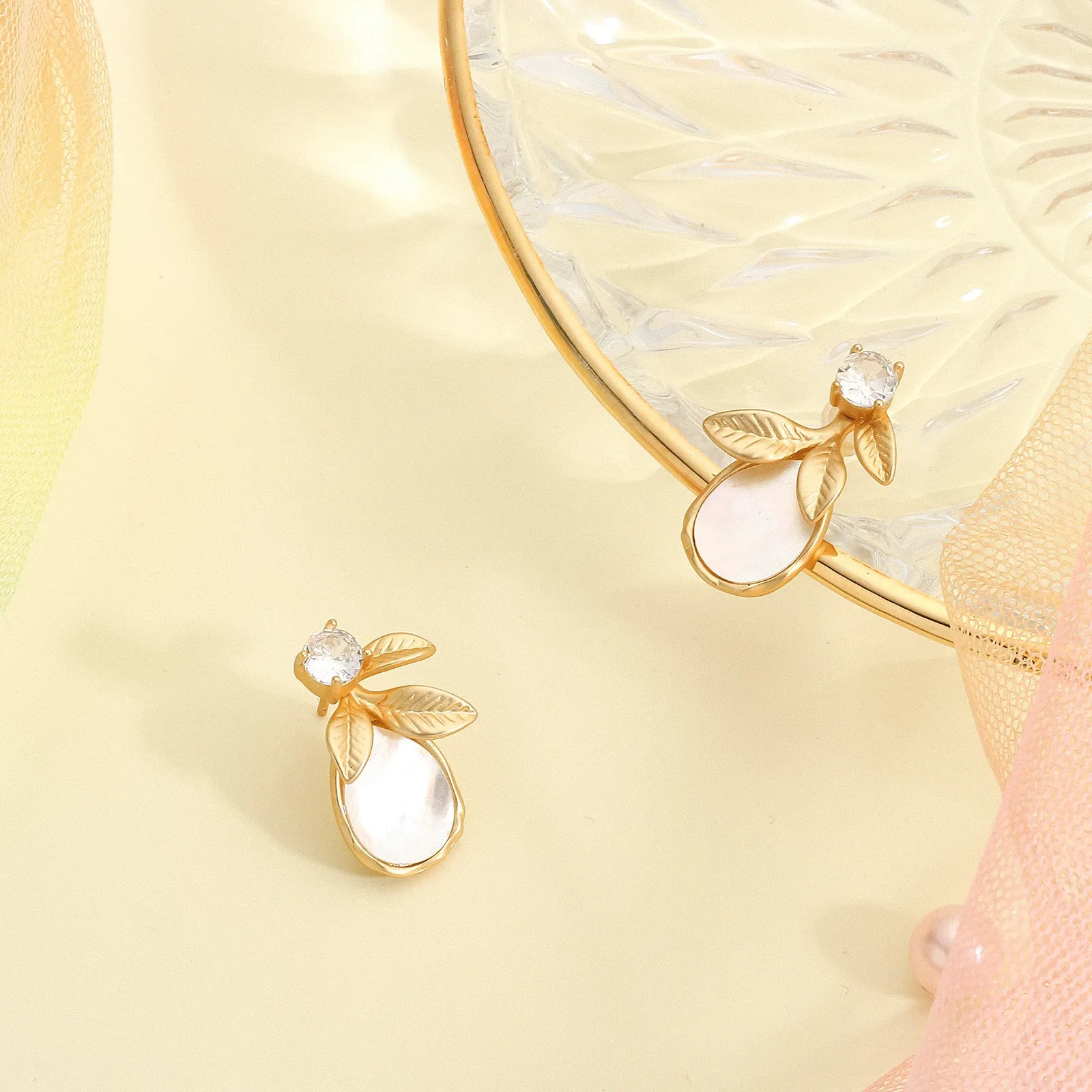 Shell Stud Earrings