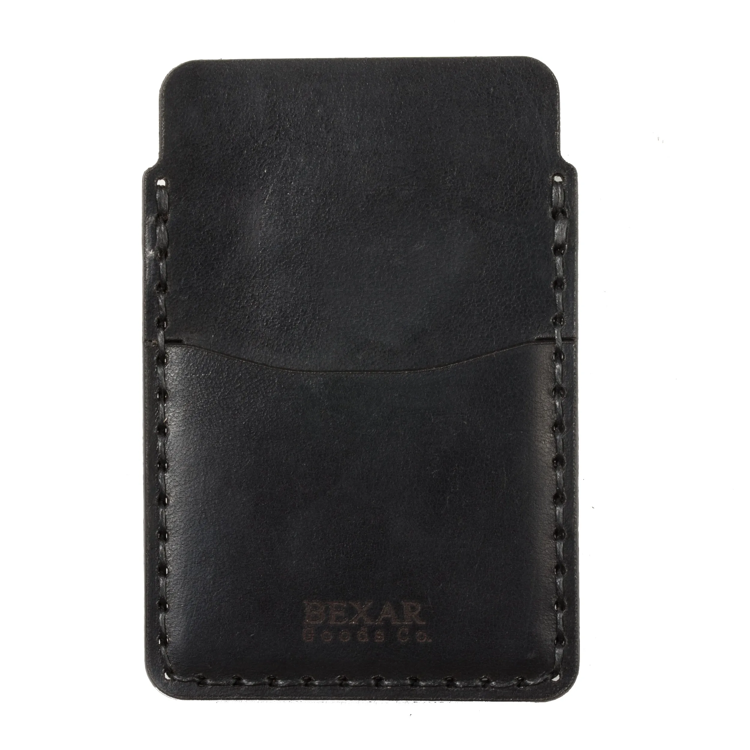 Simple Card Wallet with Money Clip // Black