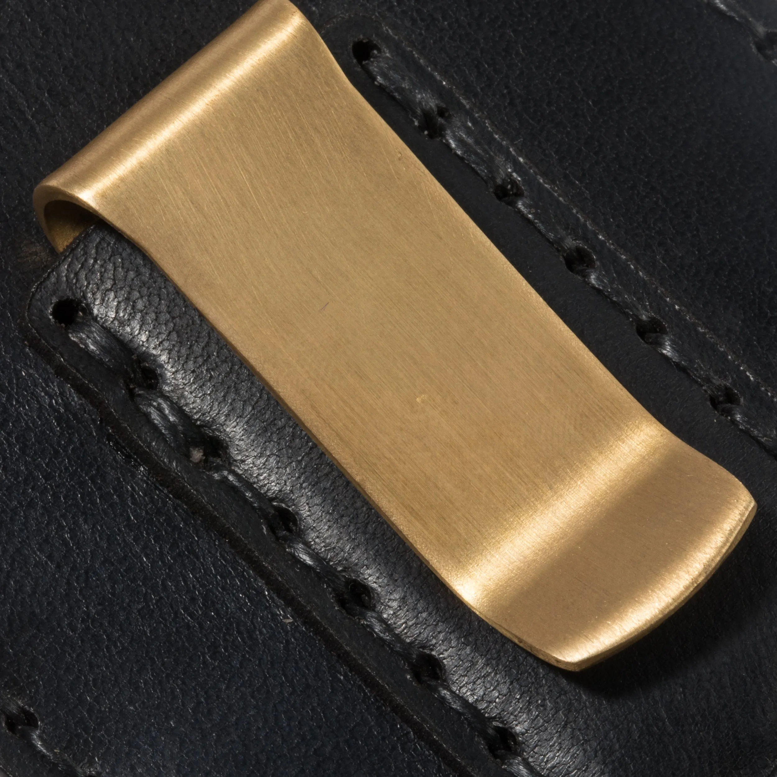 Simple Card Wallet with Money Clip // Black