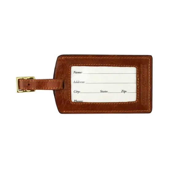 Smathers & Branson Black Labrador Needlepoint Luggage Tag