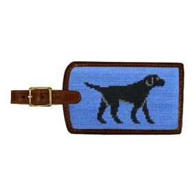 Smathers & Branson Black Labrador Needlepoint Luggage Tag