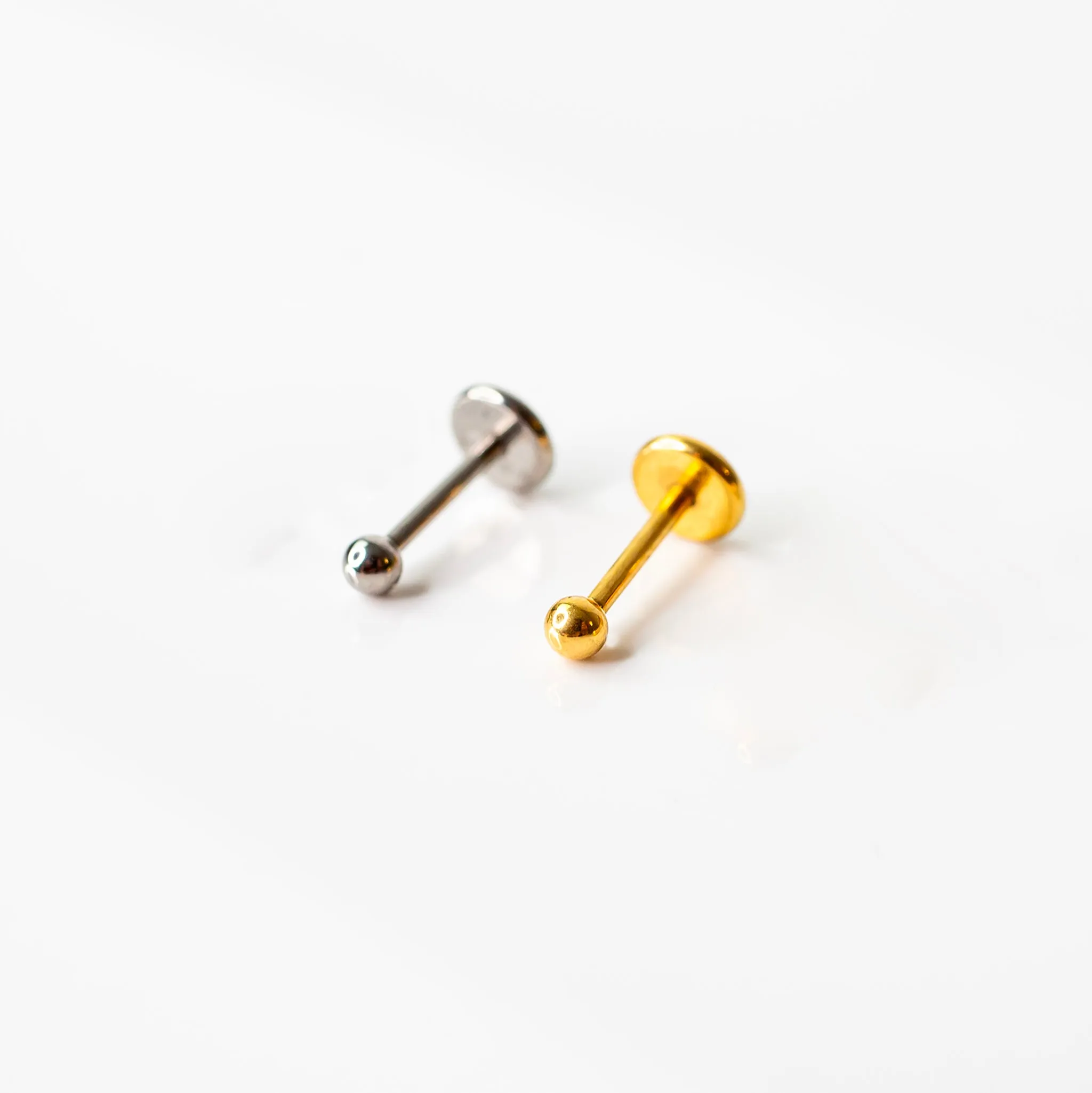 Smooth Sphere Flat Back Nose Stud