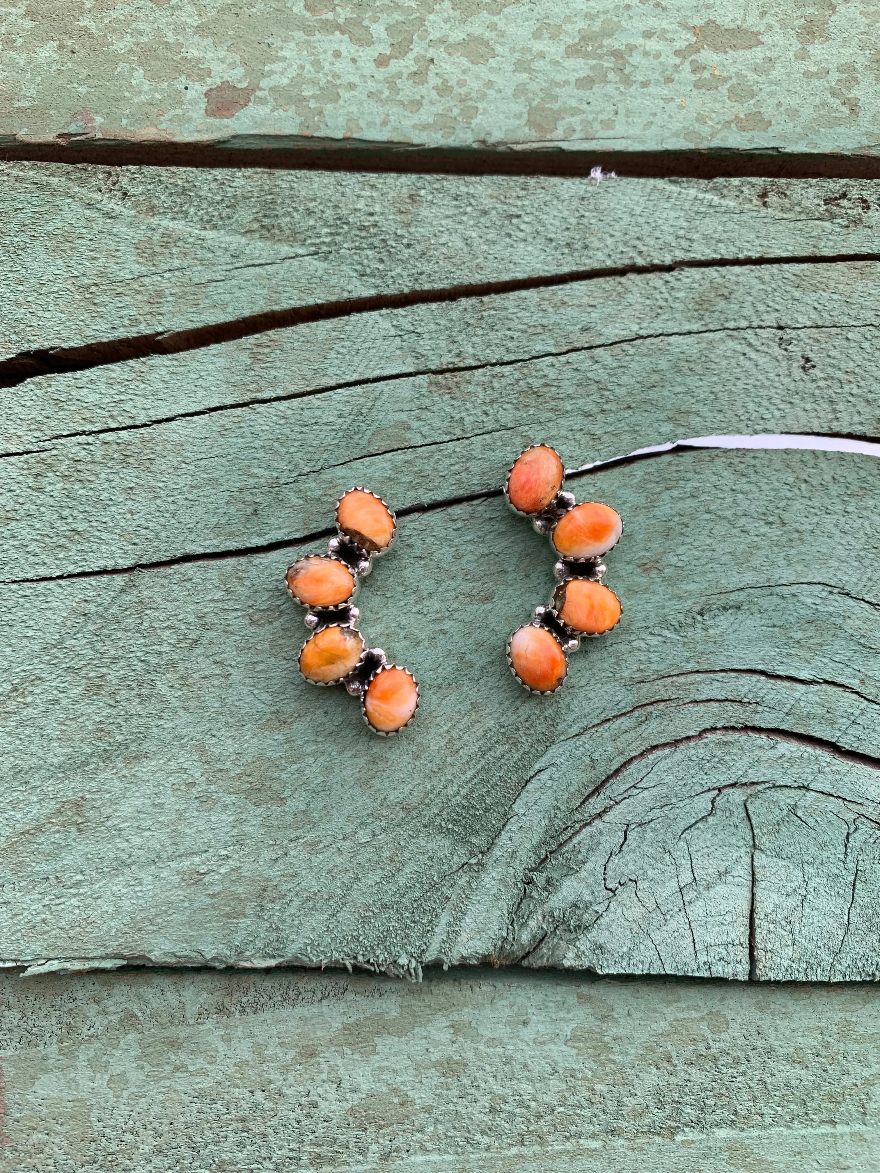 Spiny Oyster Post earrings