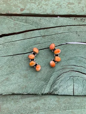 Spiny Oyster Post earrings