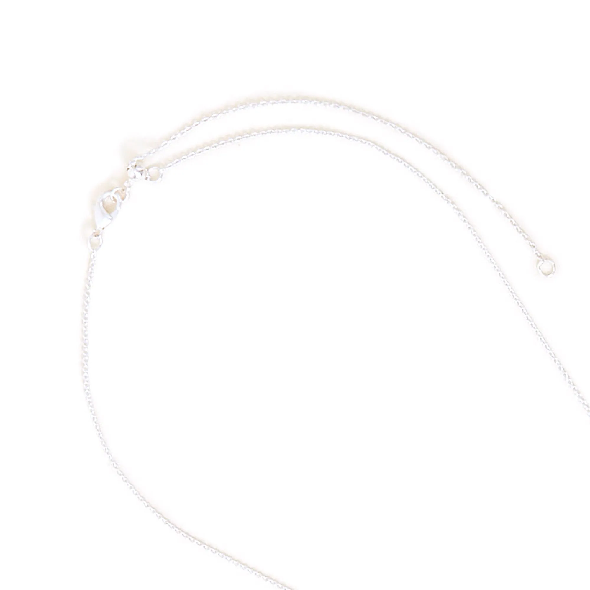 Sterling Silver Stone Pedant Necklace