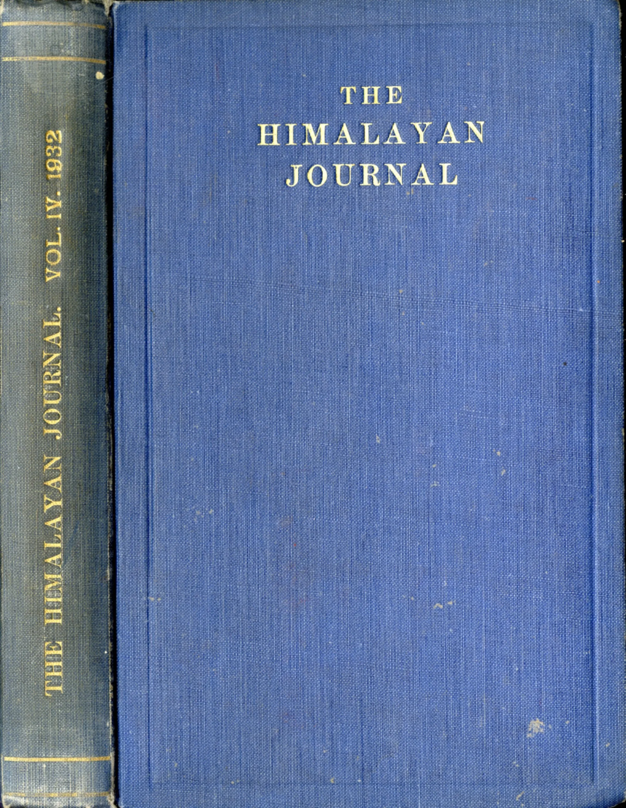 The Himalaya Journal - Vol. 1 (1929) - Vol. 8 (1936) : Bound Set