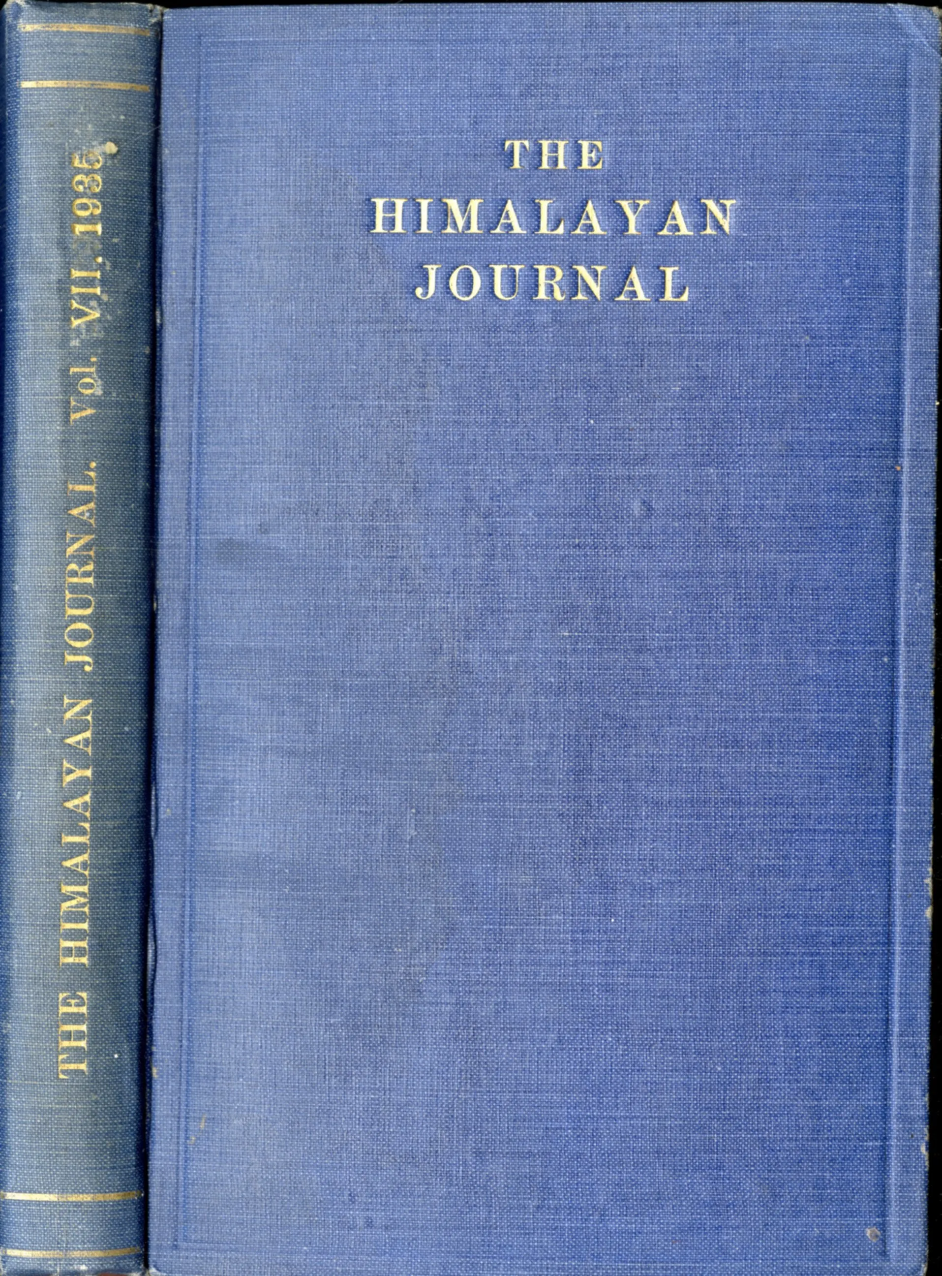 The Himalaya Journal - Vol. 1 (1929) - Vol. 8 (1936) : Bound Set