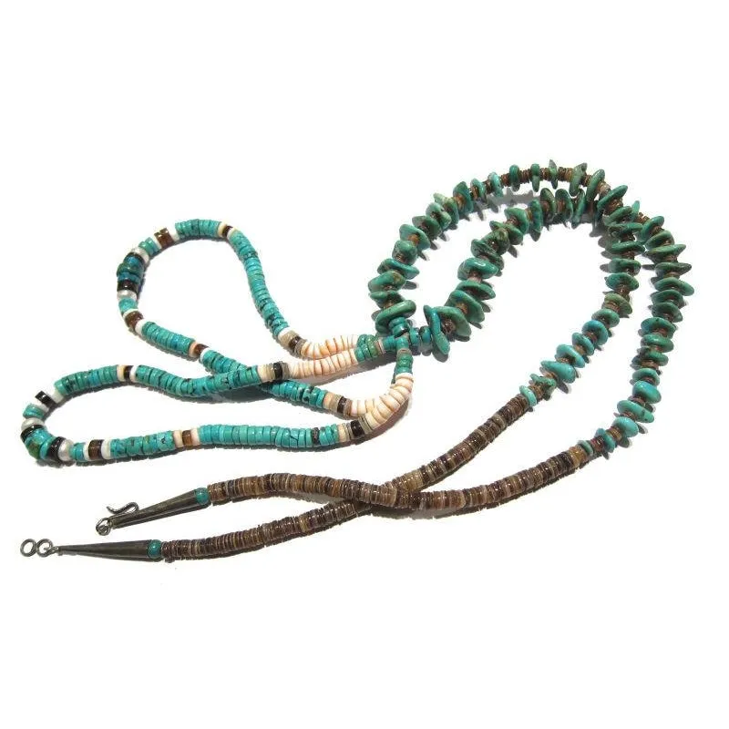 Turquoise and Shell Necklace