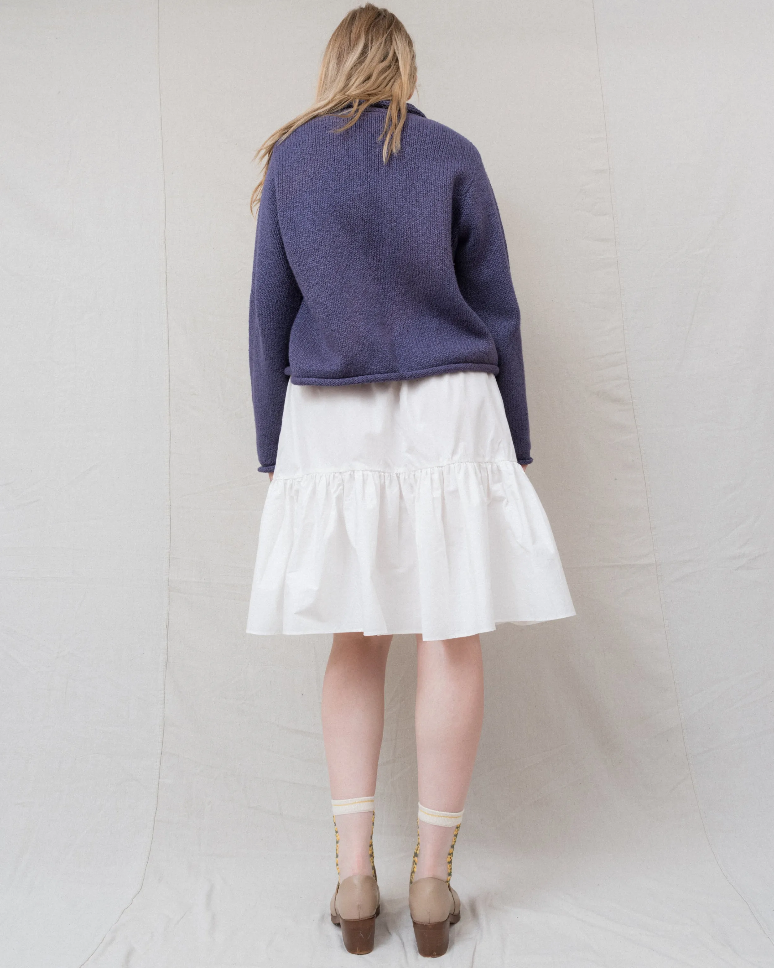 Vintage Lavender Knit Cardigan (S/M)
