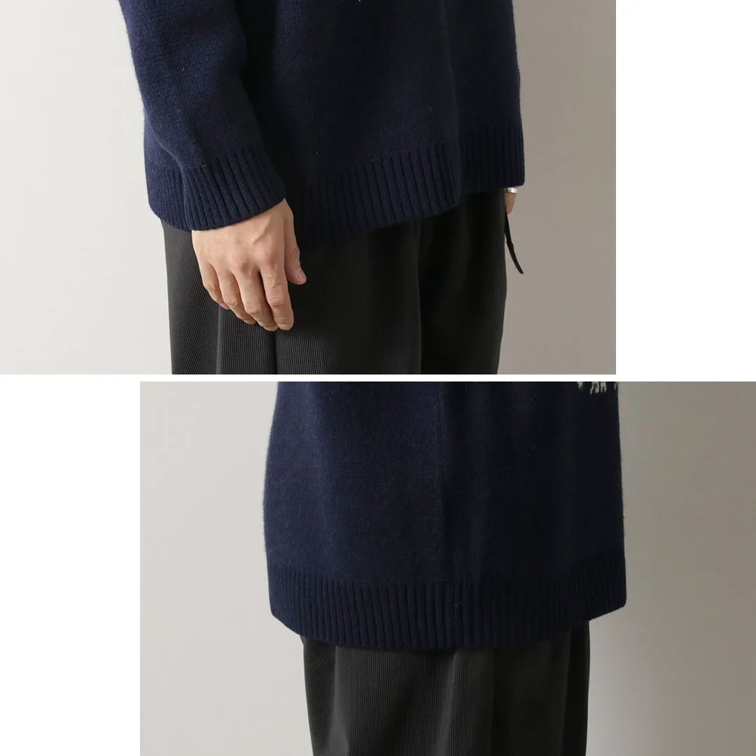 WHITE MOUNTAINEERING（ホワイトマウンテニアリング） エレファント クルーネック プルオーバーニット