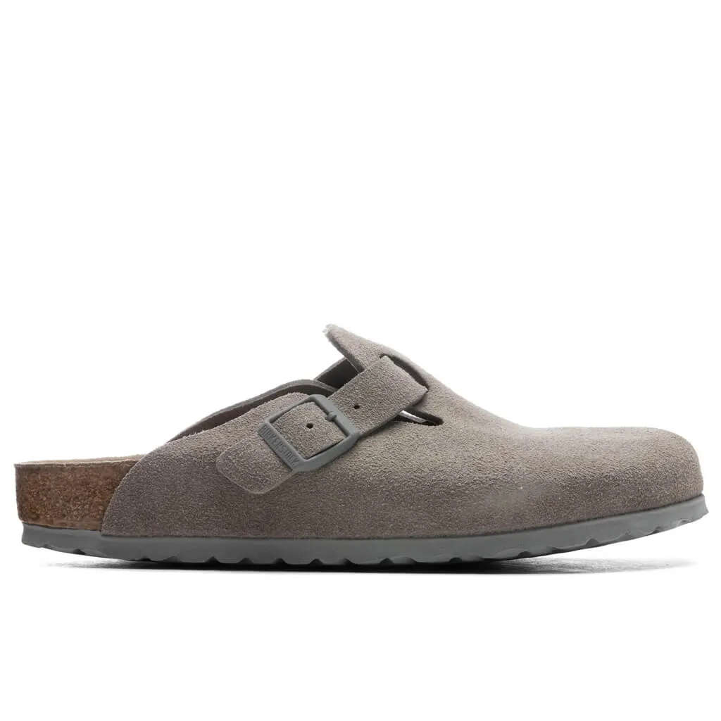 Women's Narrow Boston Soft Footbed - Stone Coin