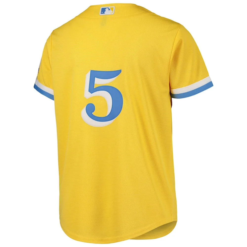 Youth Boston Red Sox Enrique Hernandez City Connect Replica Jersey - Gold